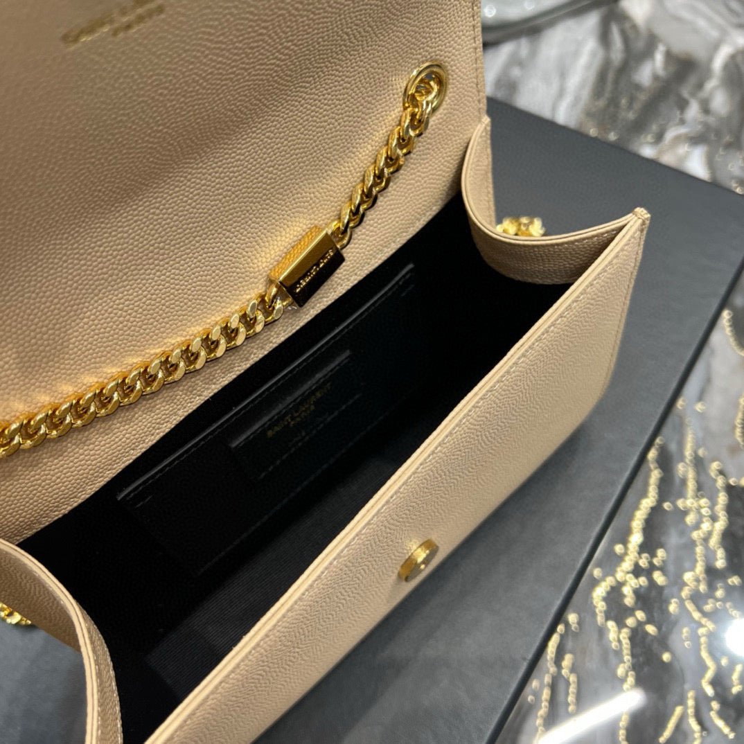 {Style No: R2HIZ1O3} KATE SMALL TASSEL BAG IN SATIN BEIGE - Image 4