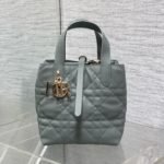 {Style No: 2NEW4654} MINI TOUJOURS BUCKET BAG 18 IN GREY CANNAGE CALFSKIN
