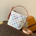 {Style No: NTRVTAXJ} LV SHOULDER BAG 18 IN MULTICOLOR MONOGRAM CANVAS AND CALFSKIN