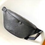 {Style No: 7MRFNS2S} LV BELT BAG 44 IN BLACK EMBOSSED MONOGRAM CALFSKIN
