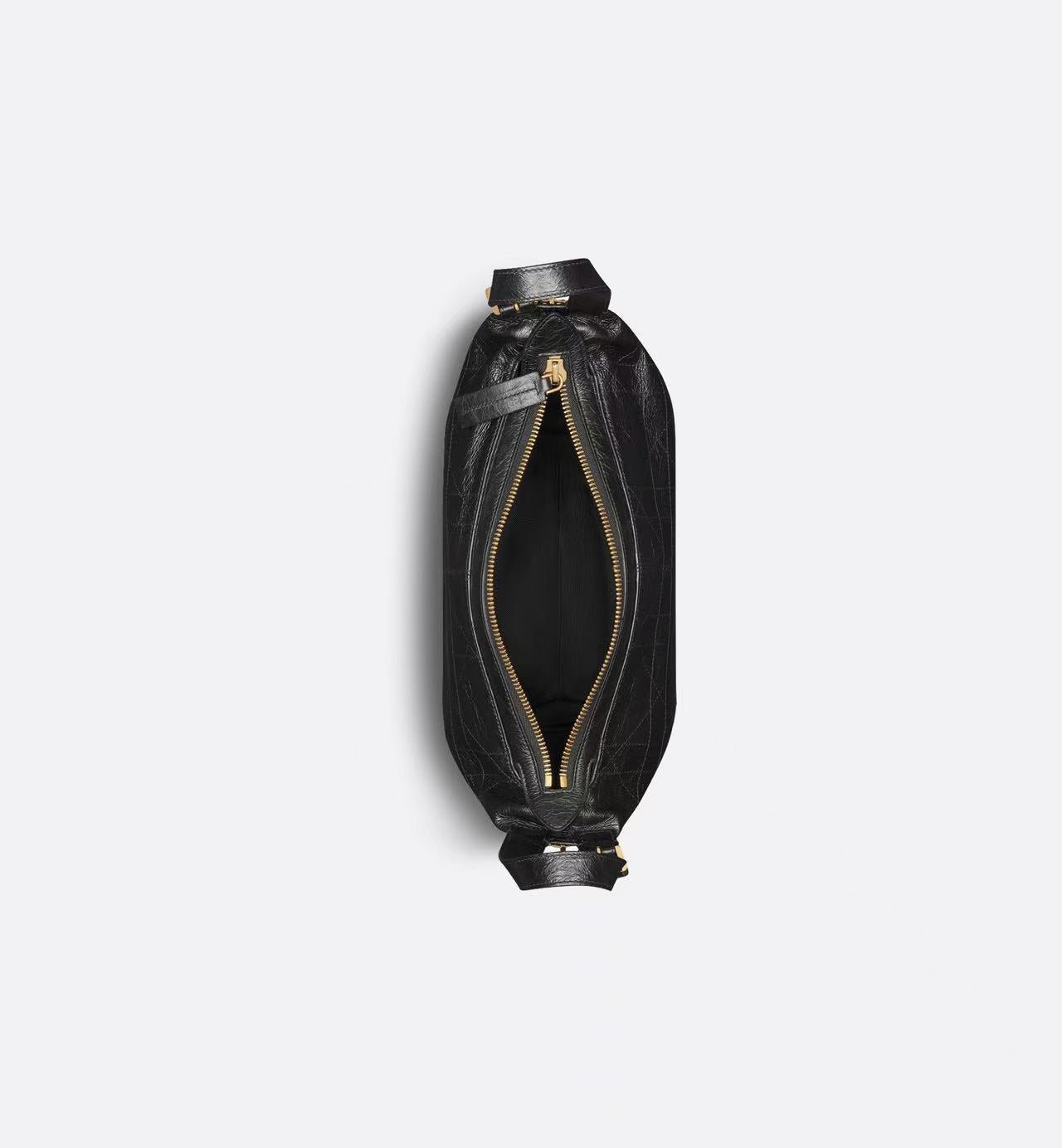 {Style No: PN1MJ4GH} CD SHOULDER BAG 25 IN BLACK CALFSKIN GOLD HARDWARE TP2 - Image 4