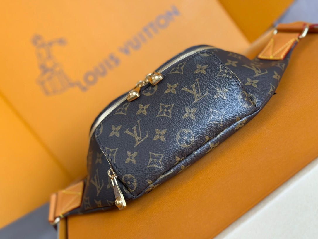 {Style No: JIRWHWMS} RUSH BUMBAG 30 IN BROWN MONOGRAM DUST CANVAS - Image 8