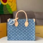 {Style No: C8ETXJP9} ONTHEGO 35 IN BLUE MONOGRAM DENIM