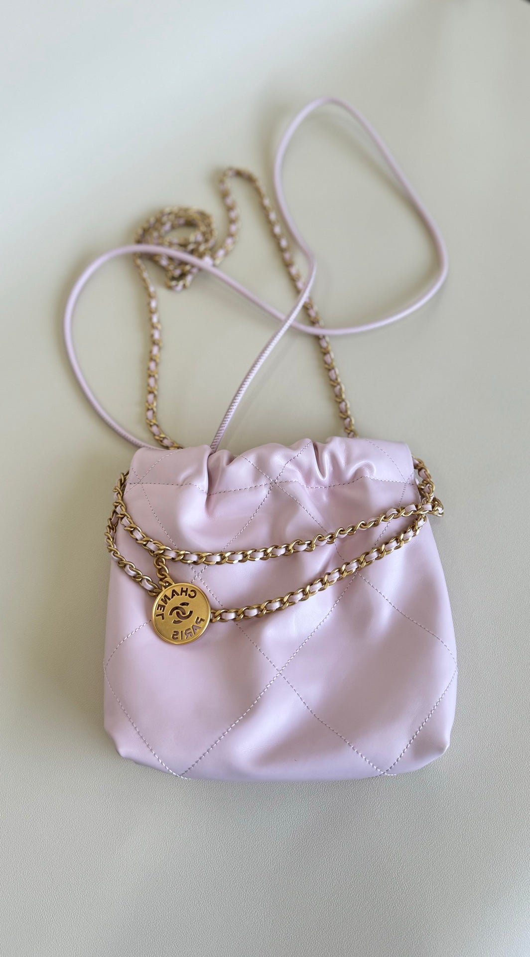 {Style No: 8YOQFCWY} CC HOBO MINI 20CM CANDY LAMBSKIN - Image 9