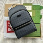 {Style No: AAIIYW1J} BACKPACK 44 IN GRAY MONOGRAM CANVAS AND BLACK LEATHER TRIM