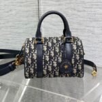 {Style No: X6NWDFEN} GROOVE 20 BAG IN BLACK MIX BEIGE OBLIQUE MONOGRAM JACQUARD