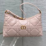 {Style No: HSHBHMZ4} MISS CARO CIGALE MINI 18 BAG POWDER PINK MACROCANNAGE LAMBSKIN