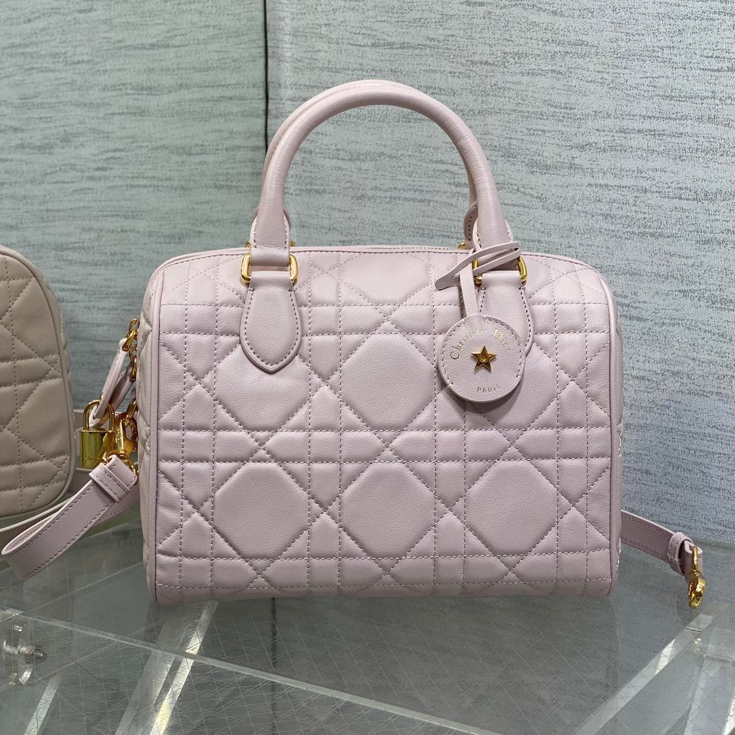{Style No: RBOX7RSH} GROOVE 25 BAG IN LIGHT PINK LAMBSKIN
