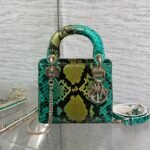 {Style No: PFMMPF8L} MINI 17 LADY BAG IN COLORFUL SNAKESKIN PATTERN LAMBSKIN 225963