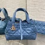 {Style No: GN9WSPF1} ALWAYS MINI 23 BAG IN AZURE BLUE MACROCANNAGE CALFSKIN