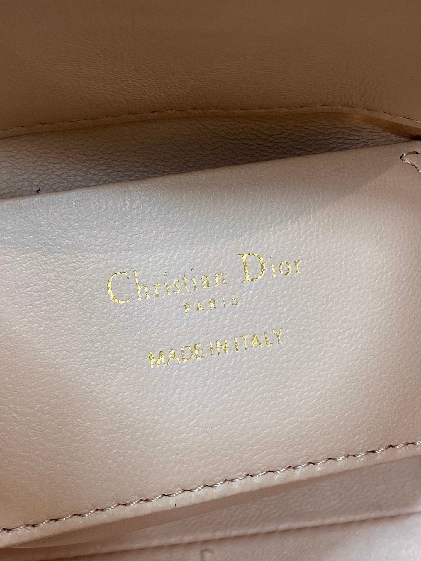 {Style No: DXGIX3QL} DIOR 25S ALWAYS MINI BAG 13 IN LIGHT PINK MACROCANNAGE CALFSKIN GOLD HARDWARE - Image 9