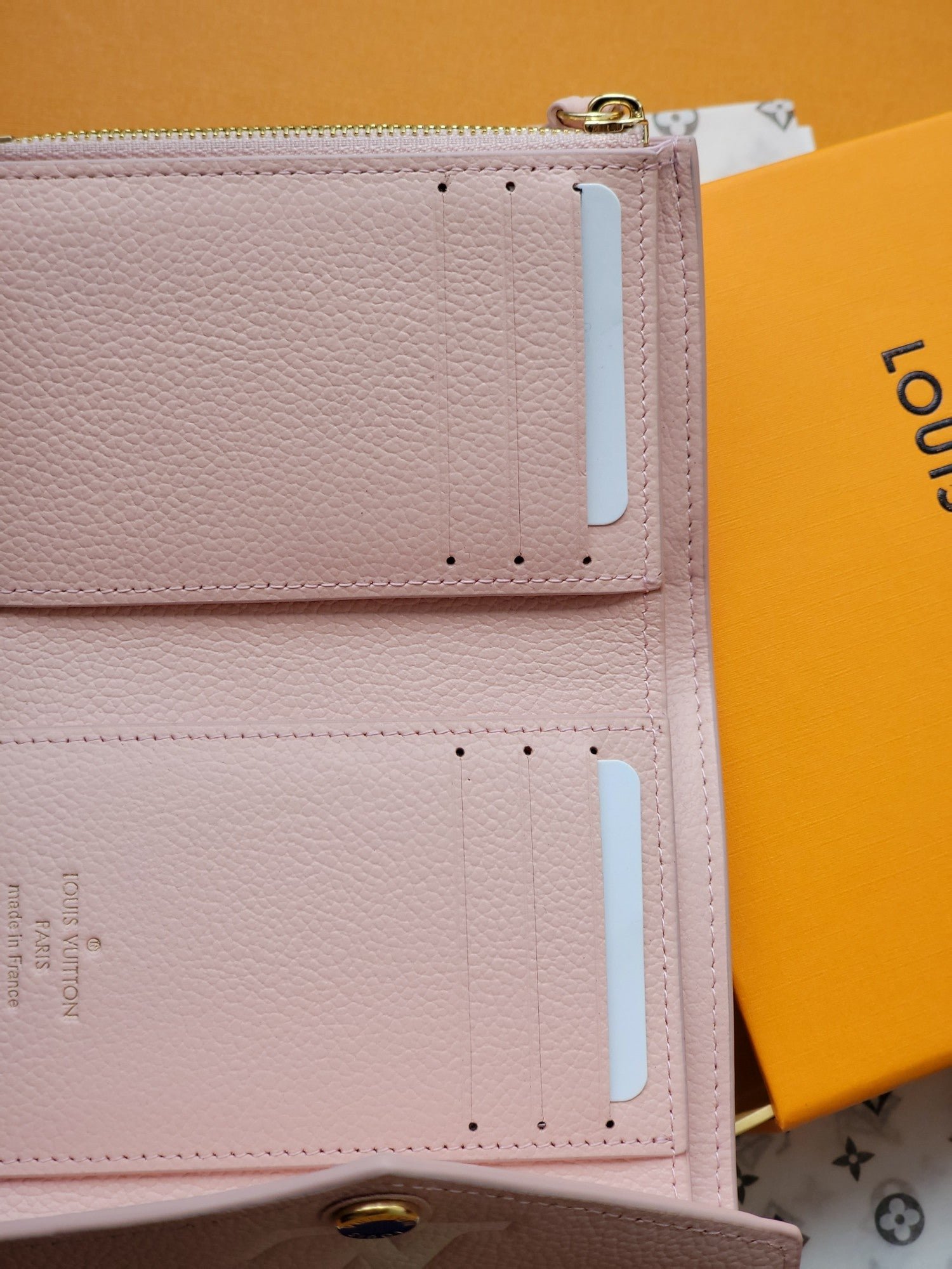 {Style No: K9SPR7XP} VICTORINE WALLET 12 IN LIGHT PINK MONOGRAM EMPREINTE CALFSKIN - Image 8