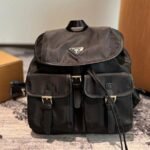 {Style No: M6EMB9AA} PRA 32 BACKPACK IN BLACK RE-NYLON