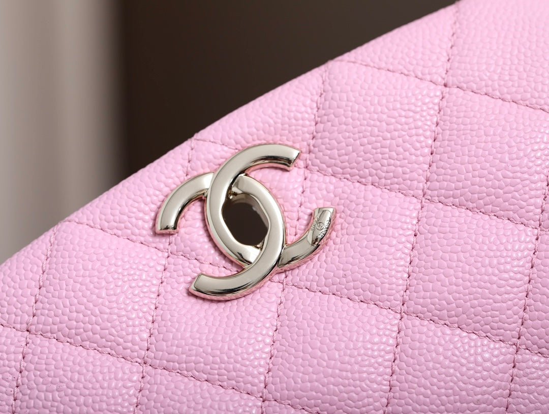 {Style No: A8HZ5TBA} CHANEL 25S BACKPACK 21 CM IN LIGHT PINK LAMBSKIN - Image 7