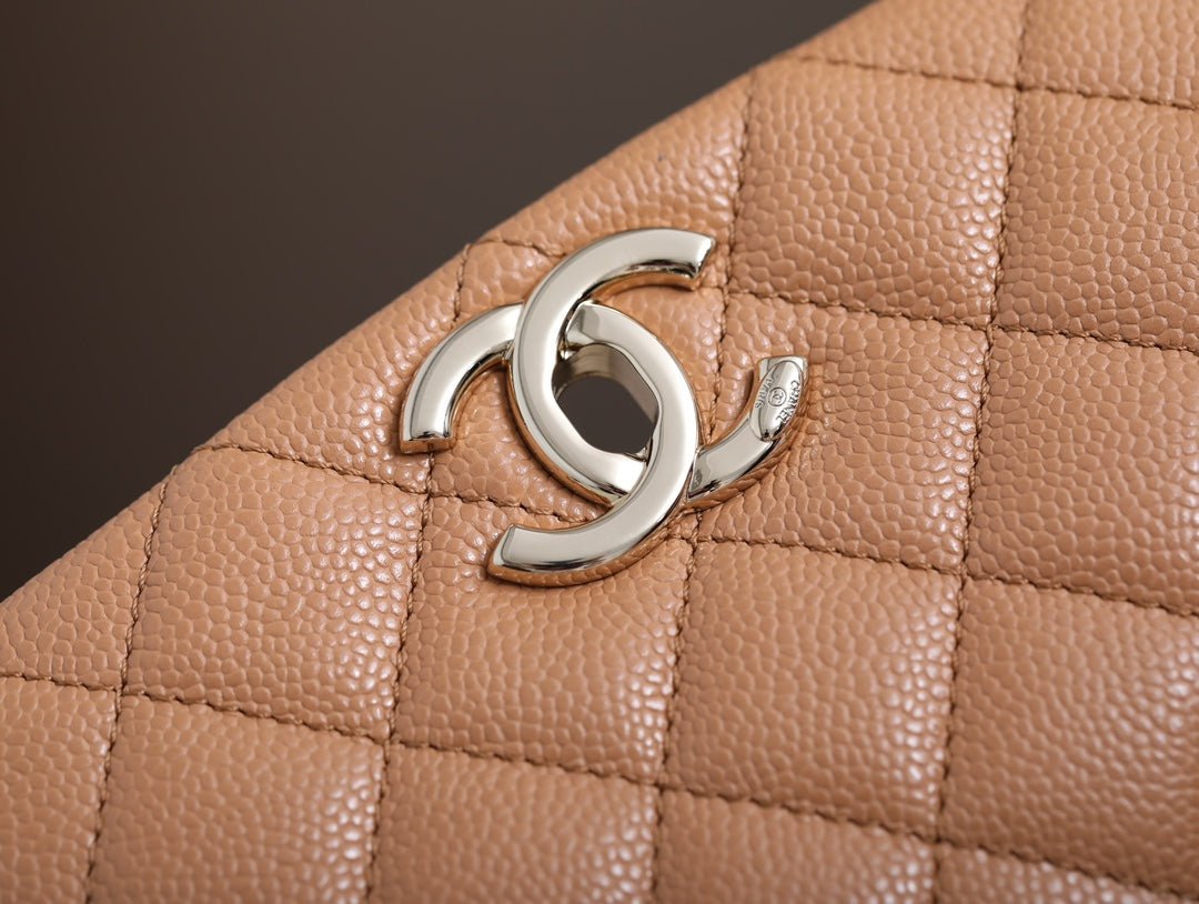 {Style No: AFLLZ9H4} CHANEL 25S BACKPACK 21 CM IN LIGHT BROWN LAMBSKIN - Image 6