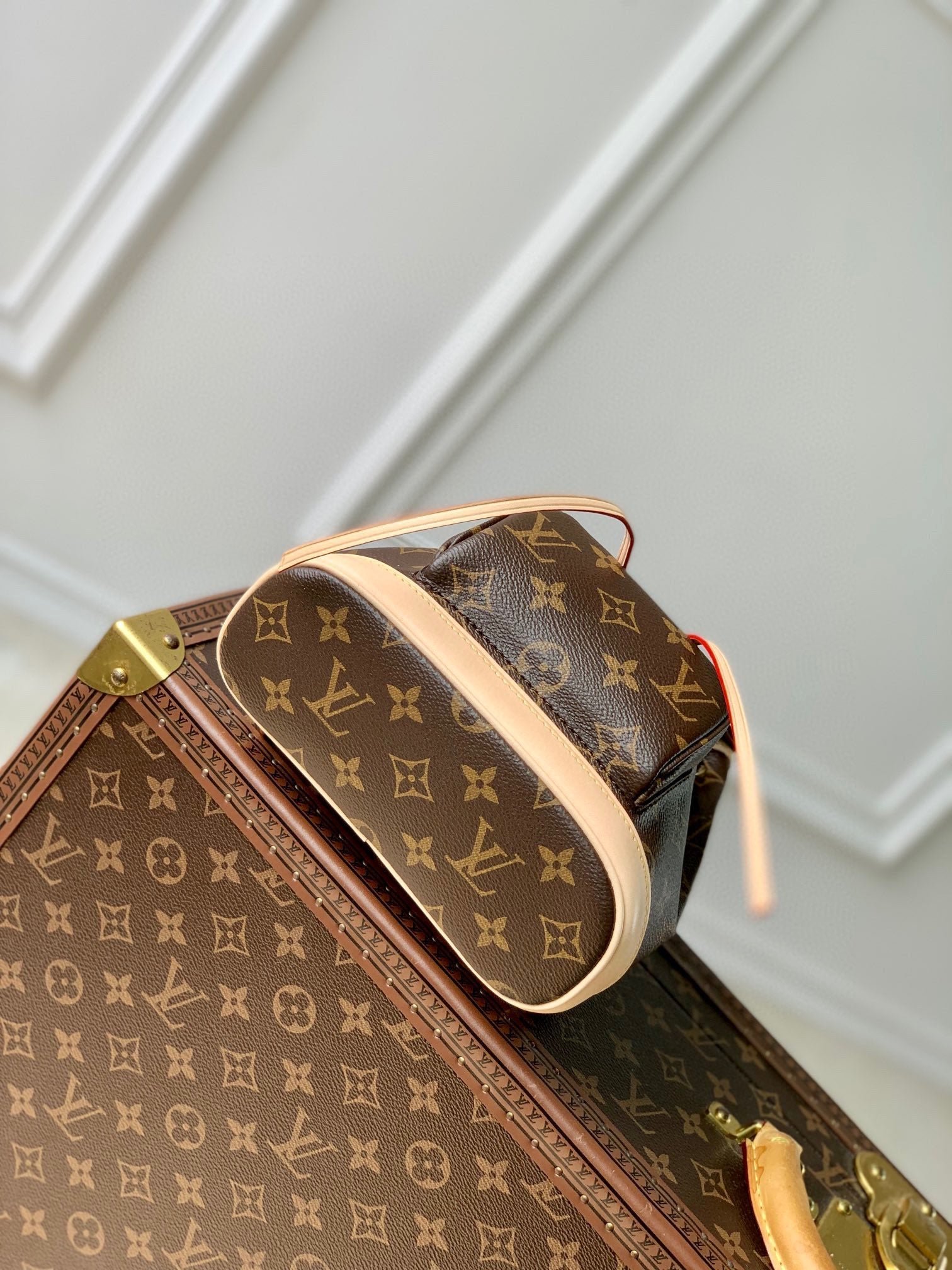 {Style No: WPYPEJJM} MONTSOURIS MINI BACKPACK 25 IN BROWN MONOGRAM CANVAS - Image 4