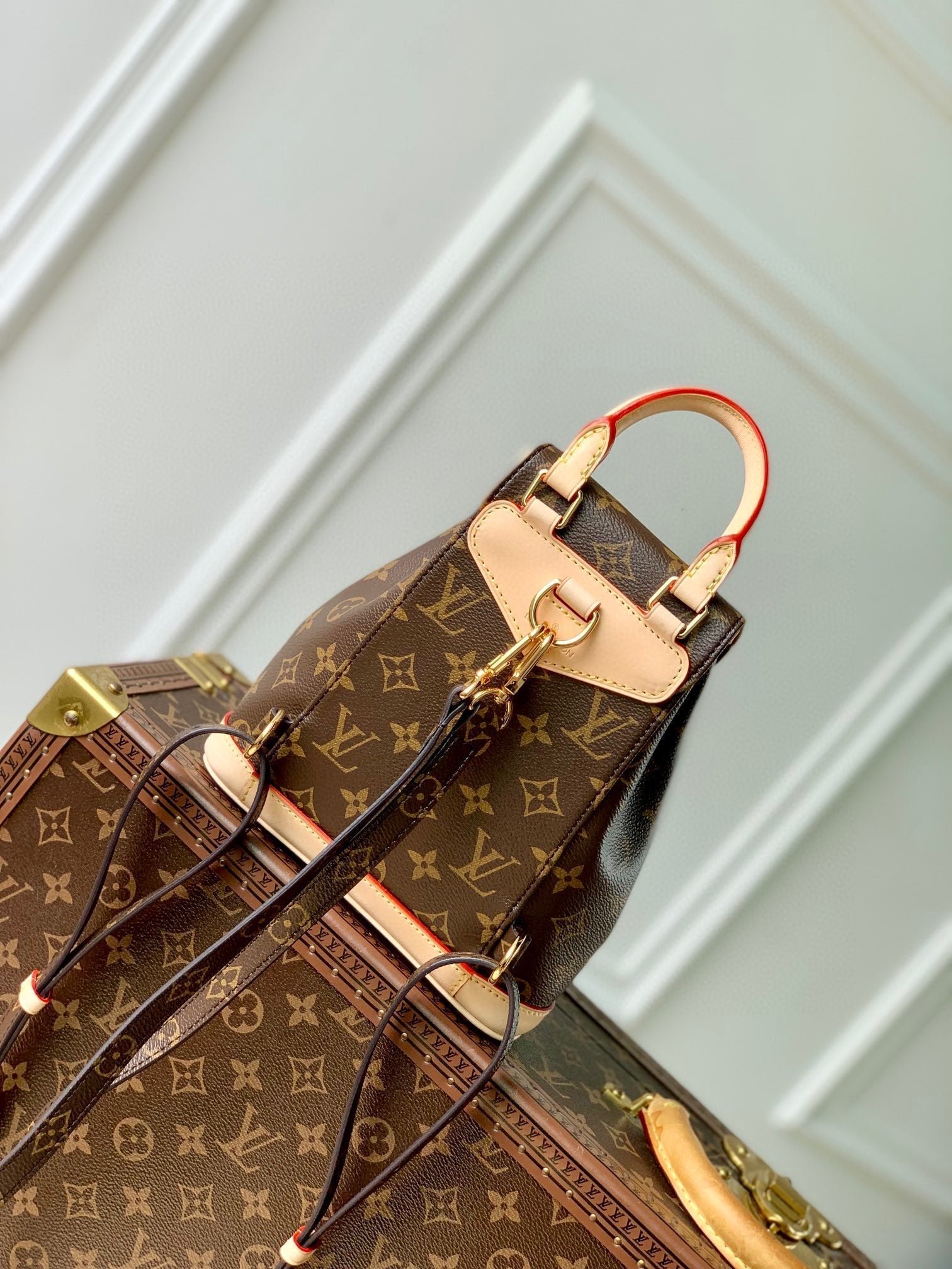 {Style No: WPYPEJJM} MONTSOURIS MINI BACKPACK 25 IN BROWN MONOGRAM CANVAS - Image 2