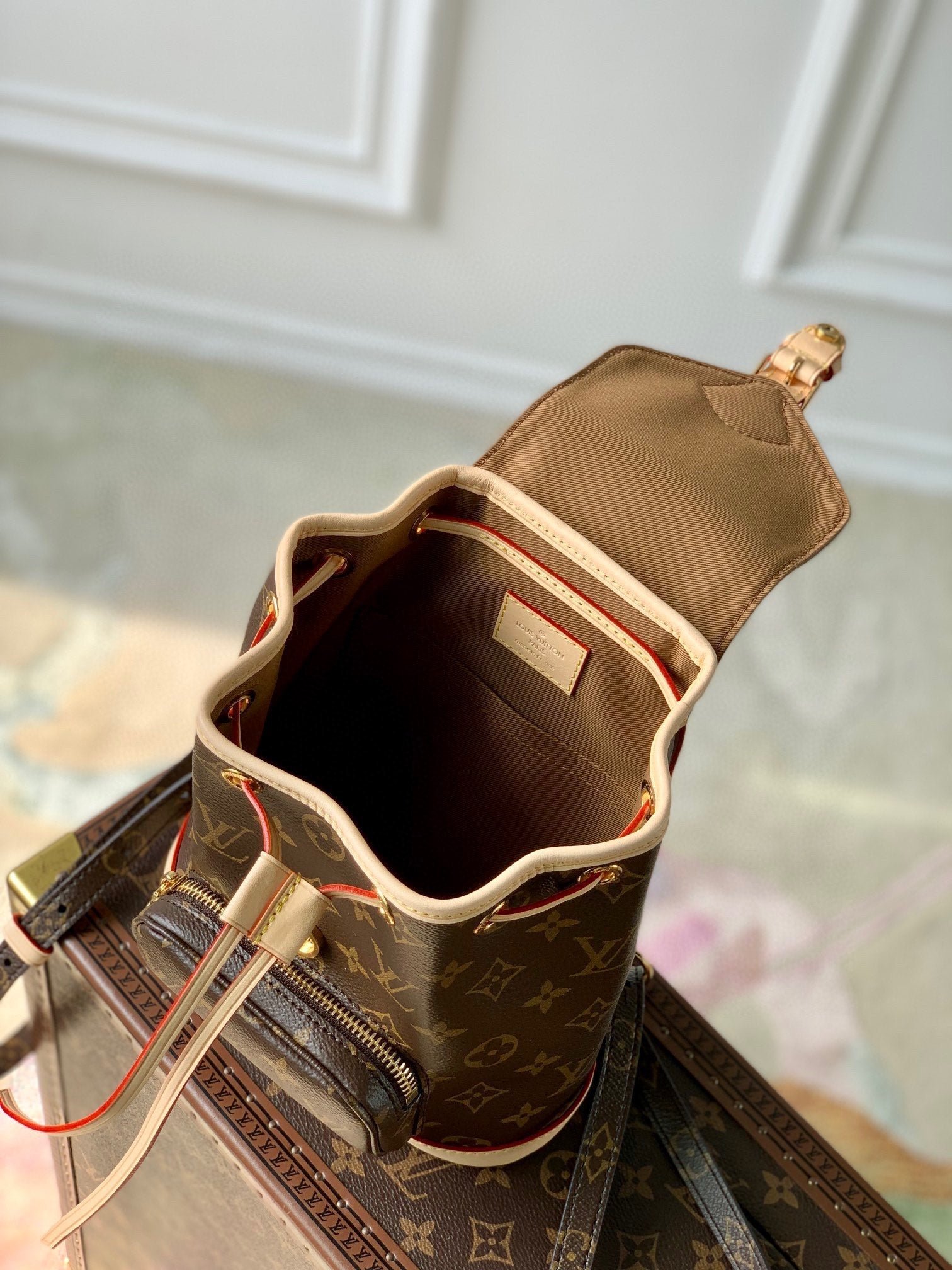 {Style No: WPYPEJJM} MONTSOURIS MINI BACKPACK 25 IN BROWN MONOGRAM CANVAS - Image 5
