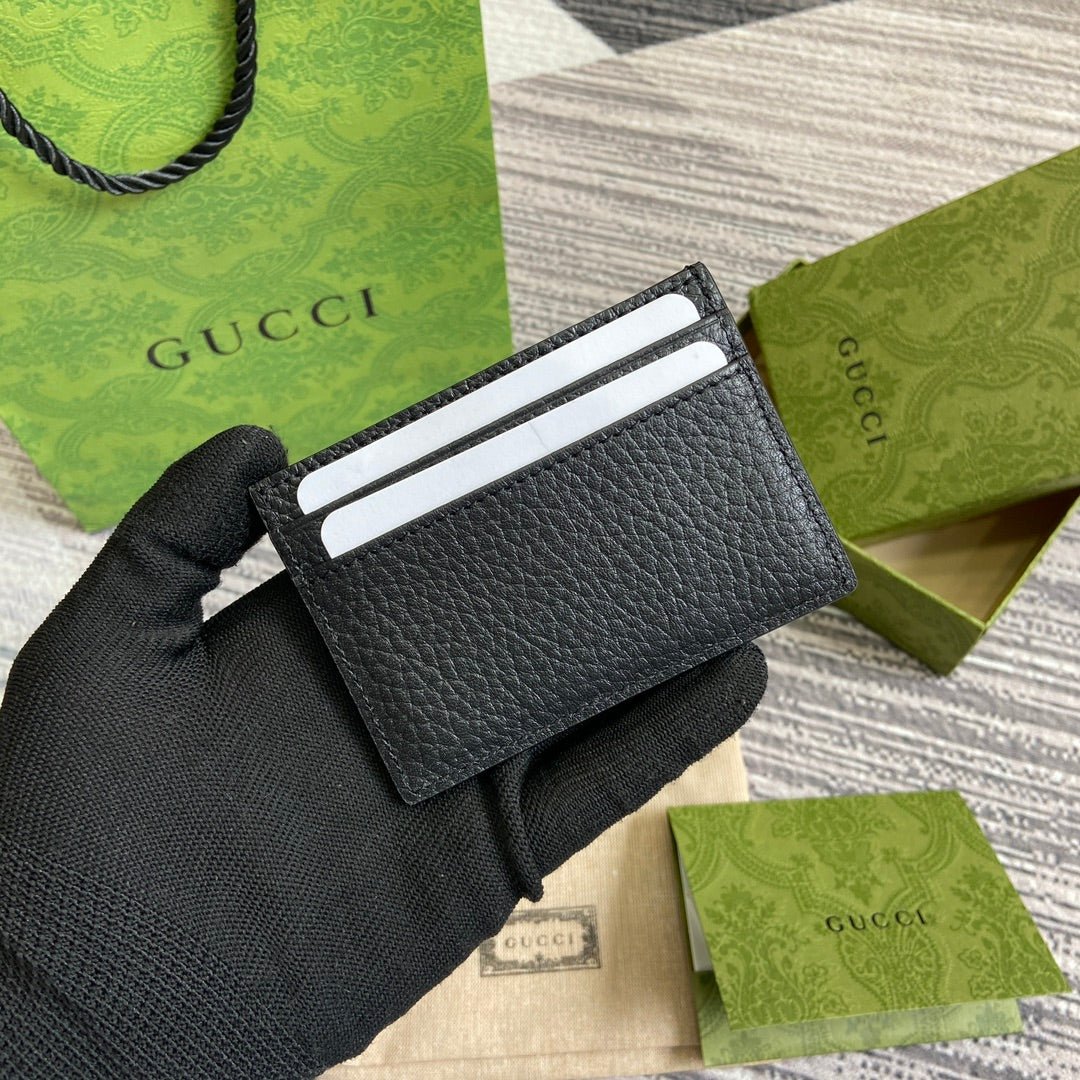 {Style No: EQGD2ZEM} CARD HOLDER 10 IN BLACK CALFSKIN - Image 5