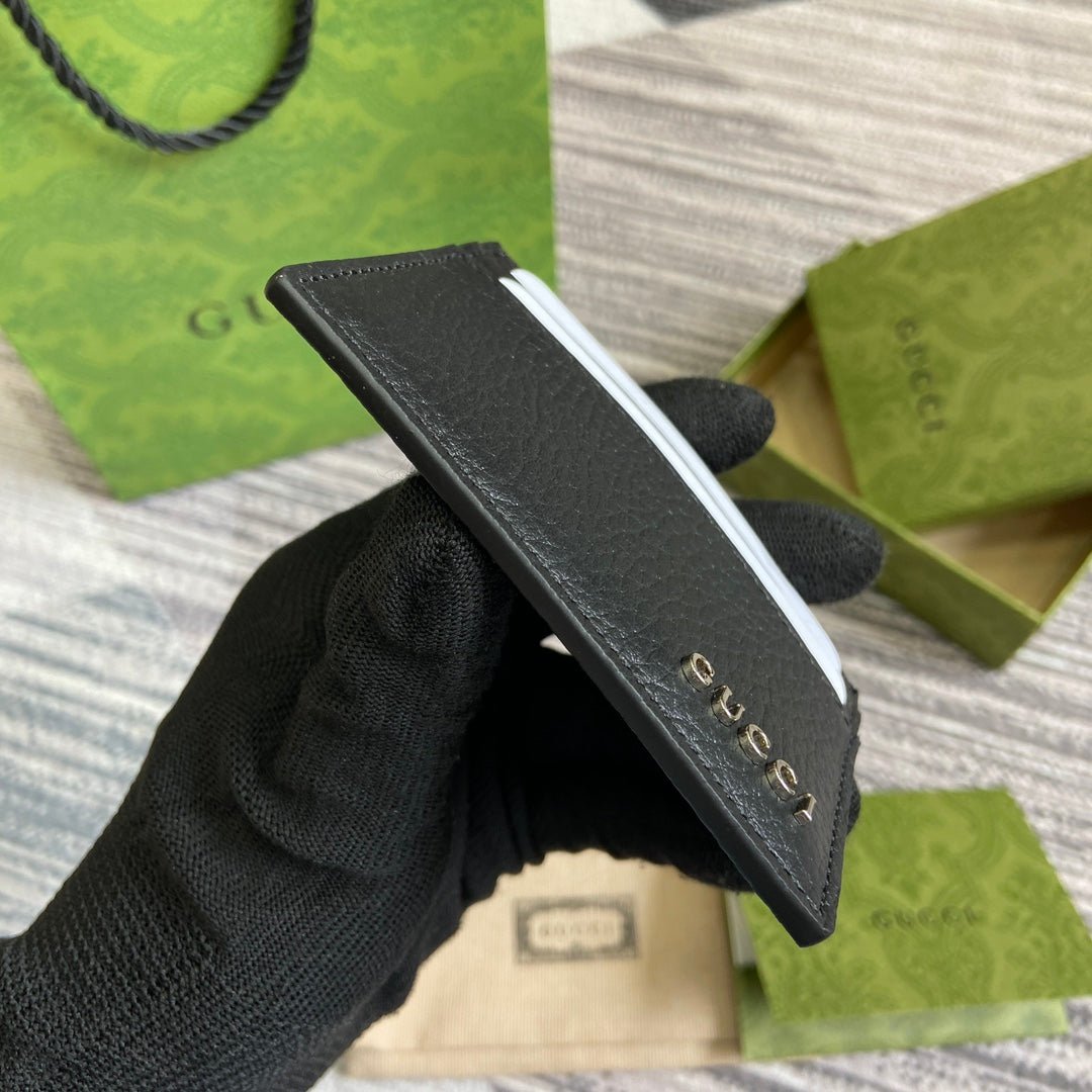 {Style No: EQGD2ZEM} CARD HOLDER 10 IN BLACK CALFSKIN - Image 7