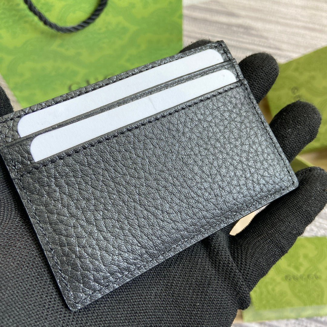 {Style No: EQGD2ZEM} CARD HOLDER 10 IN BLACK CALFSKIN - Image 8