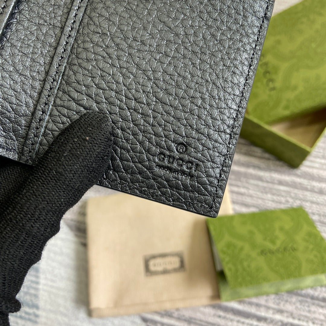{Style No: PCYGMJ5L} LONG CARD HOLDER 12 IN BLACK CALFSKIN - Image 3