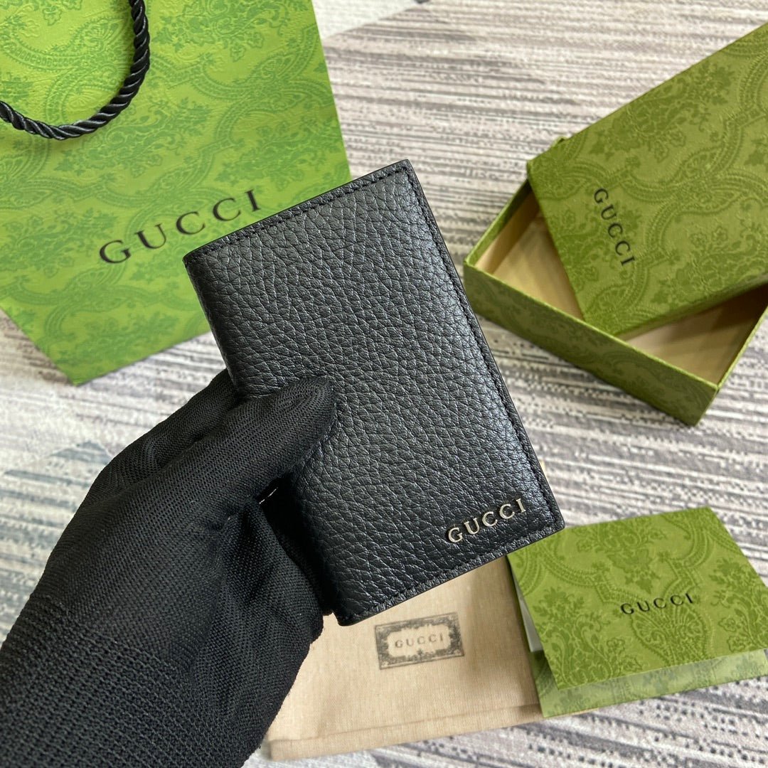 {Style No: PCYGMJ5L} LONG CARD HOLDER 12 IN BLACK CALFSKIN - Image 4