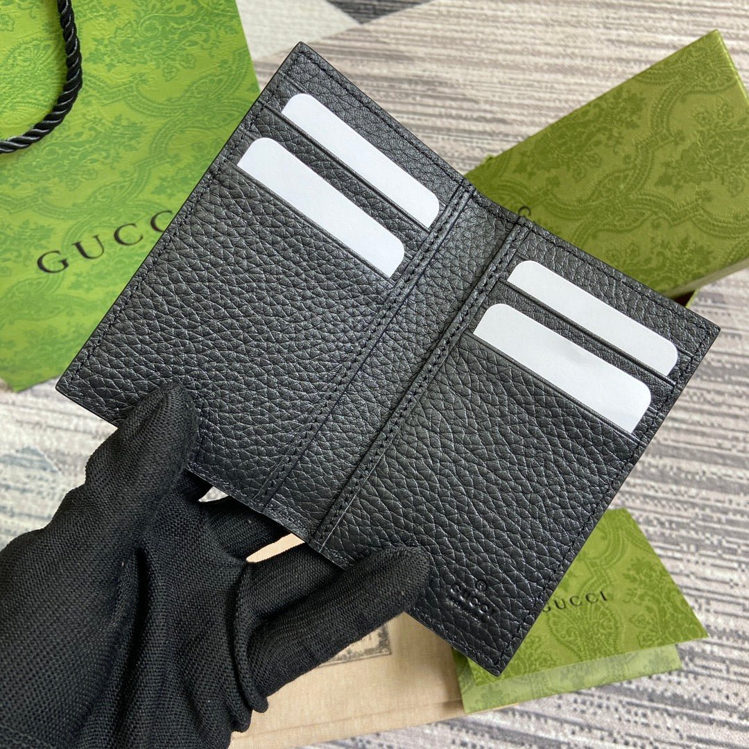 {Style No: PCYGMJ5L} LONG CARD HOLDER 12 IN BLACK CALFSKIN - Image 5