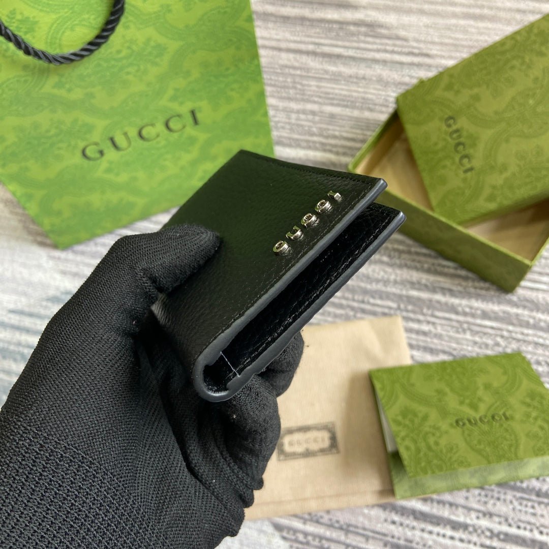 {Style No: PCYGMJ5L} LONG CARD HOLDER 12 IN BLACK CALFSKIN - Image 6