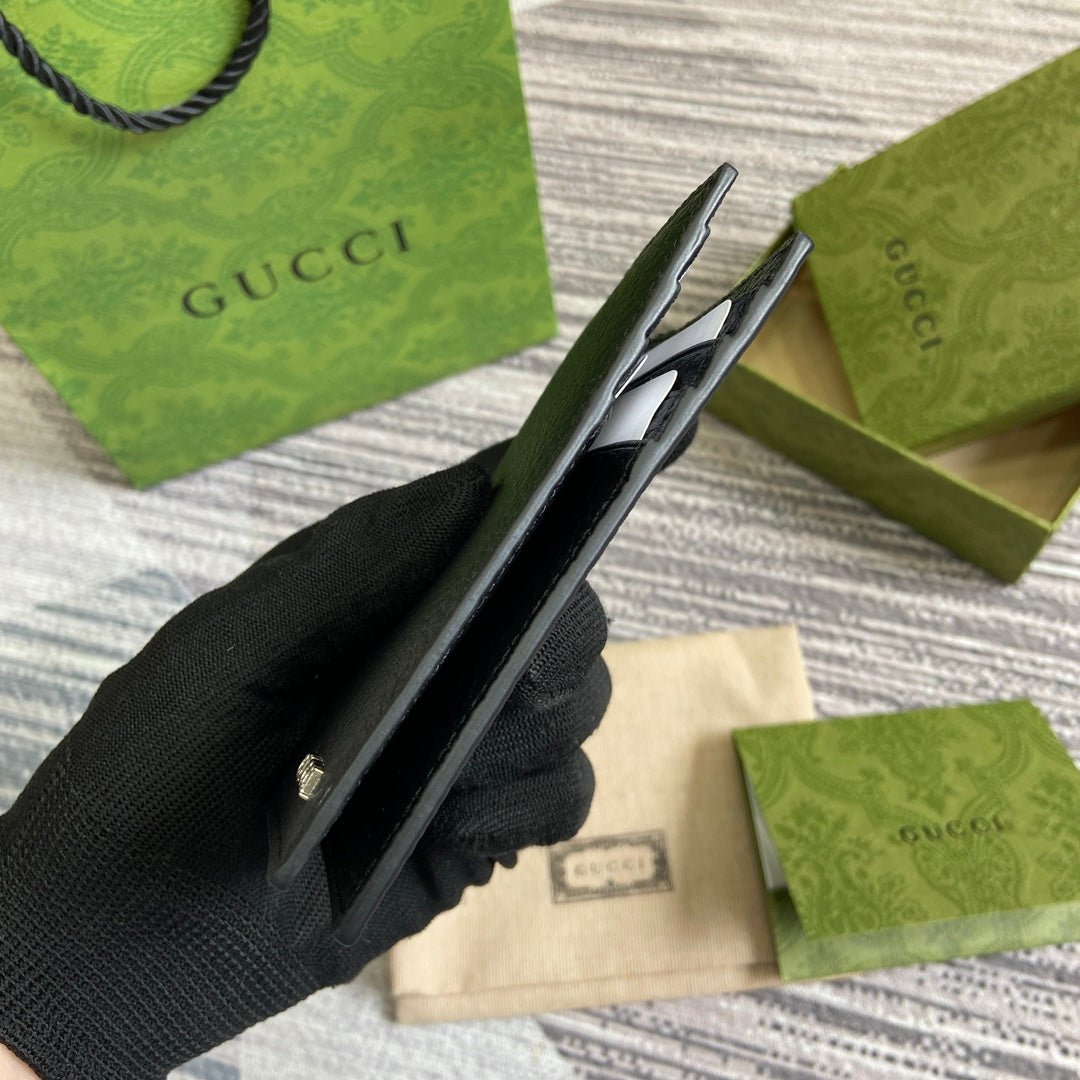 {Style No: PCYGMJ5L} LONG CARD HOLDER 12 IN BLACK CALFSKIN - Image 9