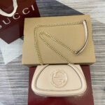 {Style No: 2OOWPT67} BLONDIE MINI SHOULDER BAG 21 IN BEIGE CALFSKIN GOLD HARDWARE