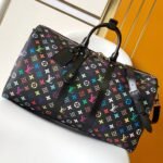 {Style No: MSLI4GQK} KEEPALL BANDOULIÈRE 50 BAG IN MULTICOLORED MONOGRAM COATED CANVAS