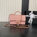 {Style No: U6YPS78E} CHANEL 25S FLAP BAG 22 CM IN PINK CAVIAR WITH GOLD HARDWARE