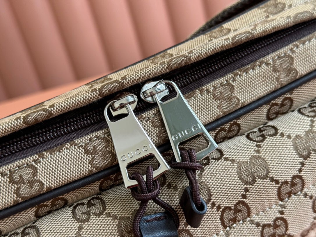 {Style No: LZKDVNUN} BELT BAG 34 IN BEIGE MONOGRAM CANVAS - Image 6