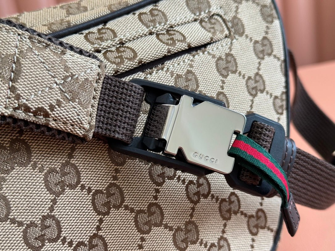 {Style No: LZKDVNUN} BELT BAG 34 IN BEIGE MONOGRAM CANVAS - Image 9