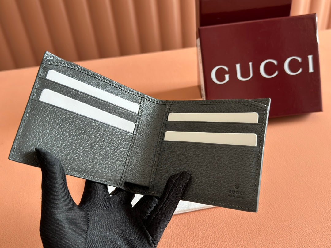 {Style No: 4HEYNB5P} INTERIOR GG BI-FOLD WALLET 11 IN GREY CALFSKIN - Image 3