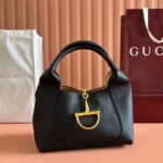 {Style No: 9EAXVS46} MEDIUM SOFTBIT MAXI SHOULDER BAG 27.5 IN BLACK GRAINY LAMBSKIN