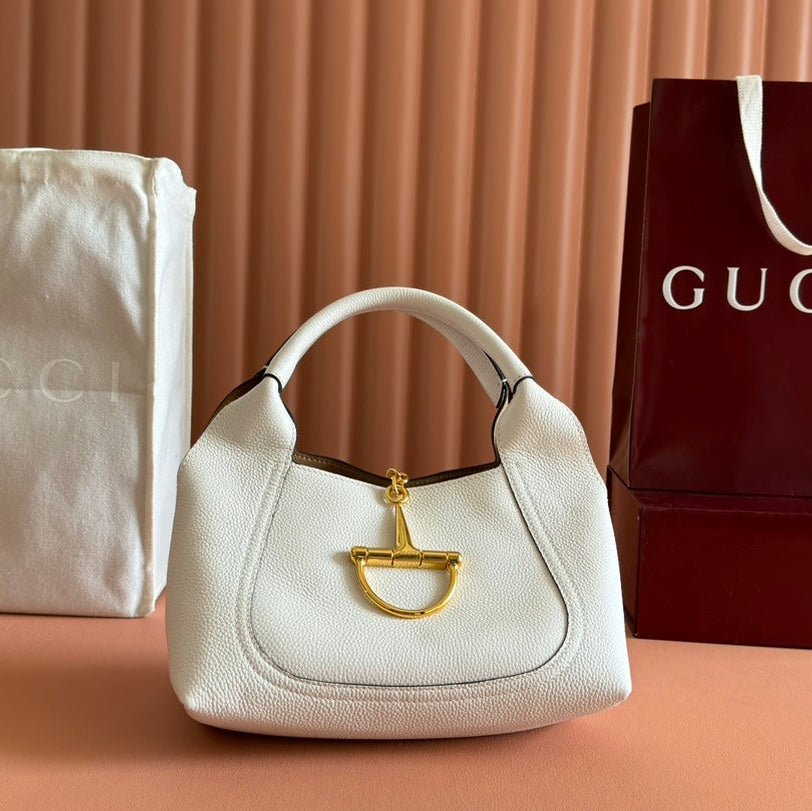 {Style No: 9K3GNVCE} MEDIUM SOFTBIT MAXI SHOULDER BAG 27.5 IN OFF WHITE GRAINY LAMBSKIN - Image 2