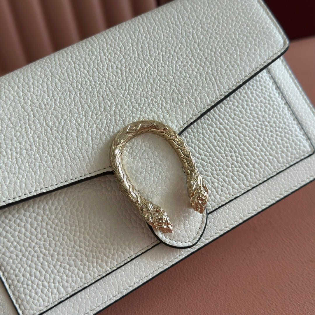 {Style No: R3CTME8I} GUCCI 25S DIONYSUS WALLET ON CHAIN 20 IN IVORY CALFSKIN - Image 3