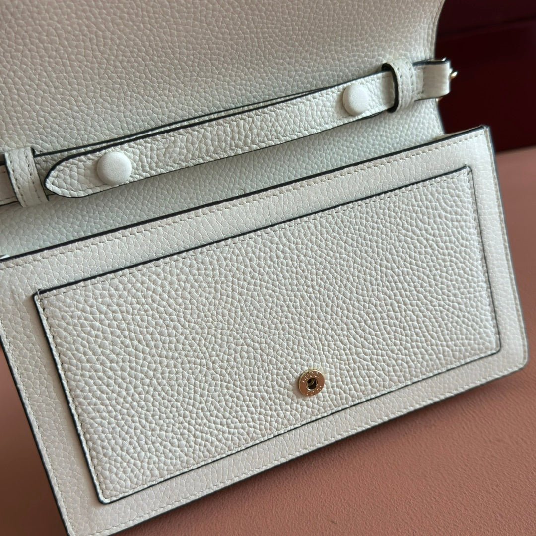 {Style No: R3CTME8I} GUCCI 25S DIONYSUS WALLET ON CHAIN 20 IN IVORY CALFSKIN - Image 9