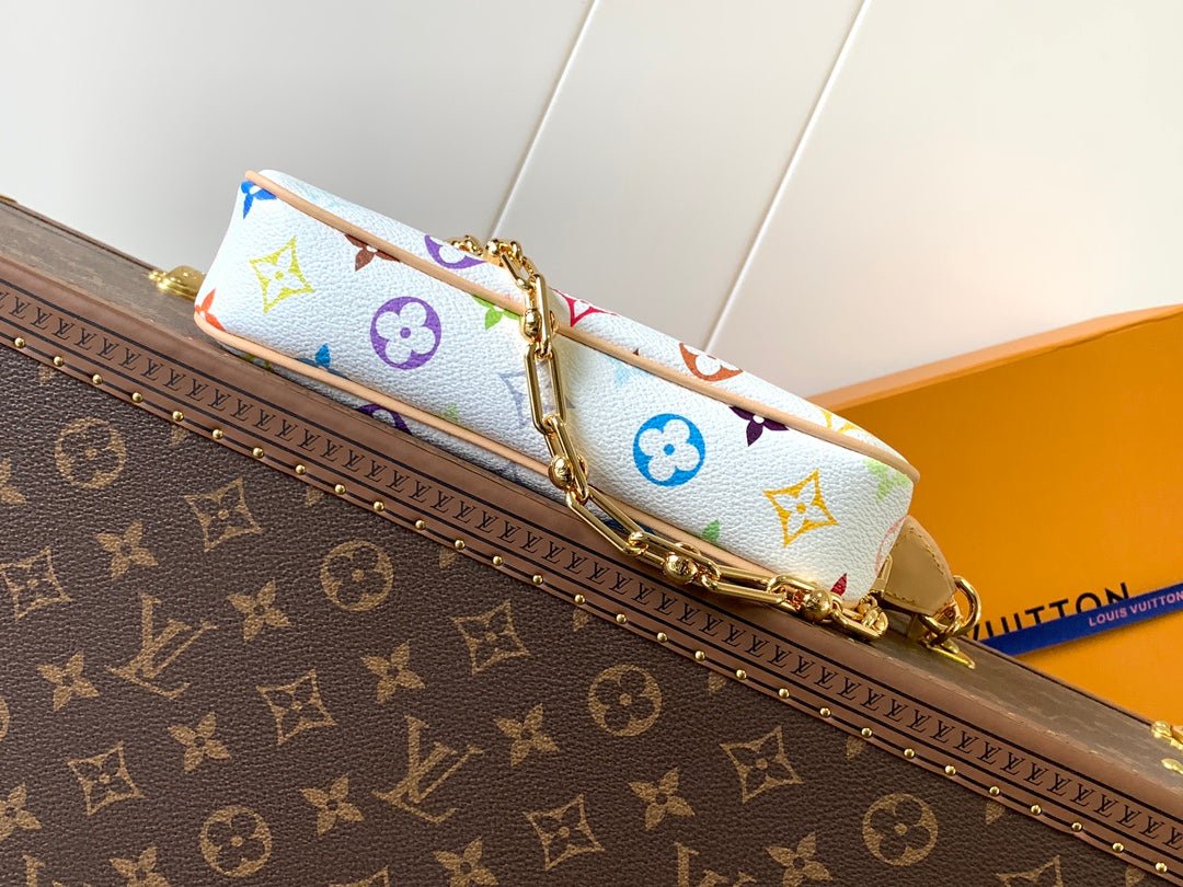{Style No: SL3GZXH6} POCHETTE ACCESSOIRES BAG 22 IN MULTICOLOR MONOGRAM CANVAS AND COWHIDE - Image 8
