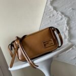 {Style No: YVK3E4Y7} SIMPLY MINI 22 IN BRONZE BROWN GRAINED CALFSKIN
