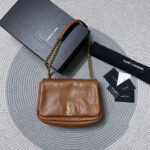 {Style No: VAN6KL4E} JAMIE 4.3 SMALL BAG 25 IN TAWNY BROWN LAMBSKIN GOLD HARDWARE