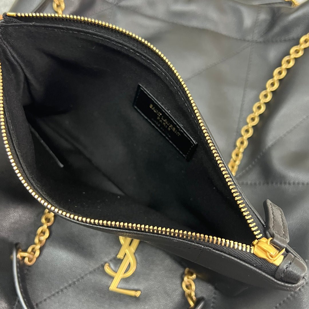 {Style No: 6UMYGNJW} JAMIE POCHON 38 IN BLACK LAMBSKIN GOLD HARDWARE - Image 3