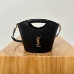 {Style No: 11CCS1GJ} MINI 29 BLACK SOLF CALFSKIN BASKET BAG
