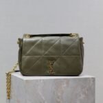 {Style No: IR3NOZPZ} YSL 25S JAMIE 25 IN LIGHT MUSK LAMBSKIN GOLD HARDWARE