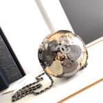 {Style No: 4S3ALJYV} EVENING BAG 9 GOLD SILVER RUTHENIUM METAL WITH CRYSTAL