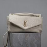 {Style No: ZD2LZYUS} CALYPSO BAG 35 IN WHITE LAMBSKIN GOLD HARDWARE