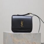 {Style No: L6XZ8PGM} YSL 25S NIKI BABY 22 IN BLACK CALFSKIN GOLD HARDWRE