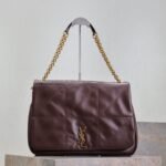 {Style No: EEBF2B2U} JAMIE 4.3 LARGE BAG 43 IN WINE RED LAMBSKIN GOLD HARDWARE